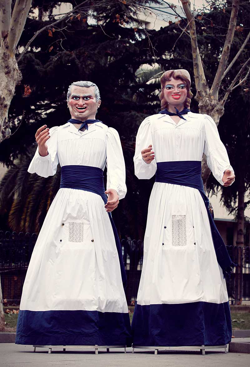 Peñistas Paco y Rosi